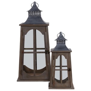 Linterna de madera de diseño clásico, hecho a mano candelabro de calidad Superior, asequible, novedad - Product Image 6