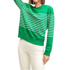 Sudaderas transpirables personalizadas para mujer, sudaderas informales de algodón con cuello redondo y forro polar liso de gran tamaño - Product Image 1