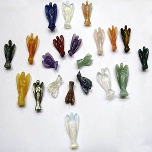 Produits de poche anges en cristal assortis de pierres précieuses - Product Image 1