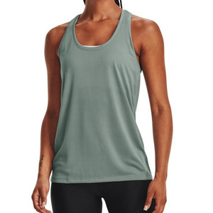Camisetas sin mangas de algodón de alta calidad para mujer, sujetador elegante de cuello alto para correr, Top deportivo personalizado hecho por RAM Industry - Product Image 3