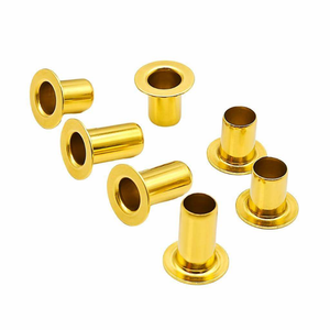 Rivet plat en laiton, œillet creux spécial pour la connexion de lamination de circuits imprimés multicouches, assurant la conductivité électrique - Product Image 1