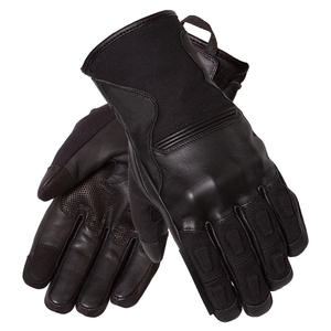 Black Waterproof Leather Textile Motorbike Glove Motorcycle Auto Racing Wear Black Gloves For Men - Product Image 4
