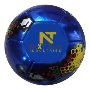 Balón de entrenamiento de fútbol de material PU para fines de entrenamiento con diseño personalizado y logotipo personalizado de Next Tech Industries - Product Image 1