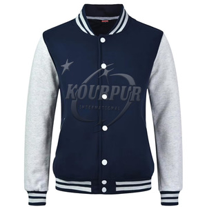 Chaqueta Bomber para hombre, sudadera Vintage, ropa de calle informal Unisex, abrigos con logotipo personalizado, chaqueta universitaria de invierno para exteriores - Product Image 4