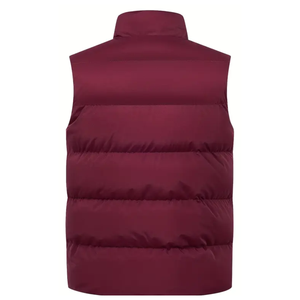 Chaleco sin Mangas Ligero y Cálido al Mejor Precio al por Mayor, Talla Grande, para Hombre, de Invierno, de Algodón y Lona, con Cuello Alto, Resistente al Viento - Product Image 2