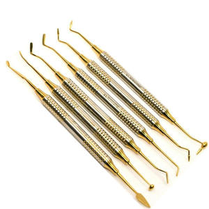 Instruments dentaires professionnels de haute qualité, double extrémité, en acier inoxydable, pour le composite, le remplissage, l'orthodontie, CE - Product Image 1