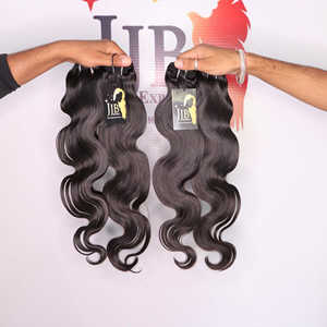 Cabello natural virgen con cutícula alineada del templo indio 100% vendedores brasileños de cabello humano vendedores brasileños al por mayor - Product Image 2