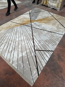 Alfombra Turca de Poliéster Afelpada Adiva, Tejida a Máquina con Diseño Jacquard, de Pelo Alto, Acolchada, Reversible, Lavable, Antideslizante y Antimicrobiana - Product Image 6