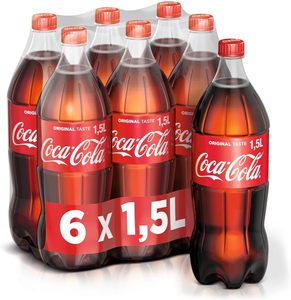 Coca-Cola Sabor Original – 6 botellas de 1.5 L, todo el sabor original de Coca-Cola en botella PET 100% reciclable, refresco - Product Image 6