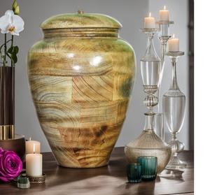 <b>Wooden</b> Urn <b>Box</b> for Human <b>Large</b> for cremation Adult <b>box</b> for Personalized Burial urn for Funeral - Product Image 3