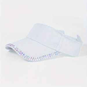 หมวกกันแดดปรับได้สำหรับผู้ชายผู้หญิงหมวกกอล์ฟมีเชือกหมวกหมวกพร้อมกระบังหน้าหมวกทรักเกอร์ขายส่งโลโก้ตามสั่งจากเวียดนาม - Product Image 2