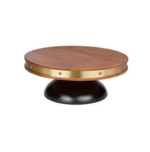 <b>Wood</b> Cake Stand Custom Size Copper <b>Bracket</b> Cake Display Dessert Stand Wedding Party customized design and <b>metal</b> also - Product Image 4