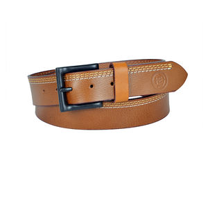 Ceinture en cuir véritable Mans de vente de fabricants OEM Costume d'affaires Ceintures en cuir réglables de luxe - Product Image 4