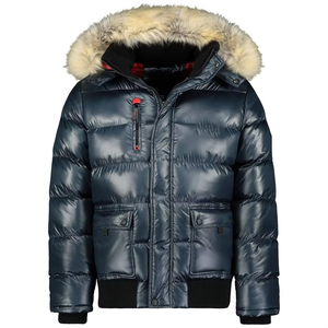 Chaqueta Parka para Hombre Diseñada para Brindar Resistencia al Viento y Calor, Chaqueta Parka para Hombre Cálida, Acogedora y Ligera para Viajes al Aire Libre - Product Image 2