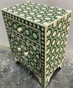 Elegant Modern Bone Inlay Console <b>Table</b> Handcrafted Adjustable Design Storage <b>for</b> Farmhouse Home Living Room Hotel Decor Sale - Product Image 6