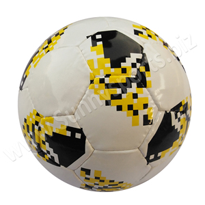 Ballons de football à impression personnalisée taille 5 en cuir brillant assorti à des ballons de football pour l'entraînement - Product Image 2