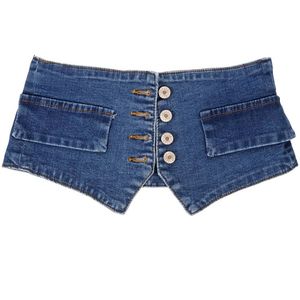 Corsé de mezclilla moderno Top Moda Grapa Casual Chic Moderno Slim-Fit Vintage Charm Lavado ligero Timeless Estructurado - Product Image 1