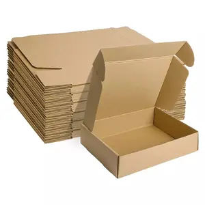 Mailer Express box Study Cardboard Shipping Boxes Self Stick Zipper Packaging Boxes for Gift