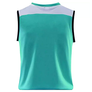 Nouvel ensemble de tenue de basketball style sportif à manches courtes, séchage rapide, respirant, personnalisable, service OEM - Product Image 4