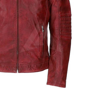 Chaqueta de cuero de la mejor calidad para hombre, chaqueta de cuero genuino para hombre, ropa informal, chaqueta de cuero para hombre a precio razonable - Product Image 6