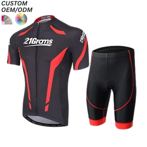 Conjunto de Ciclismo de Verano, Jersey y Culotte para Bicicleta de Carretera, Transpirable, Ligero, de Secado Rápido, Ropa Deportiva Unisex, Soporte OEM ODM para Pedidos al por Mayor - Product Image 1