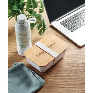 Sustainable Emerald <b>Lunch</b> Box Gift <b>Set</b> Eco-Friendly Merchandising Option - Product Image 3