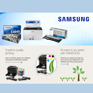 ตลับหมึกโทนเนอร์สีดำแท้ Samsung MLT-D101S พร้อมชิป และตลับหมึกสำหรับเครื่องพิมพ์ที่ใช้ร่วมกันได้ - Product Image 2