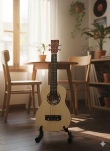Ukelele Soprano SOLOBEAT de 21 Pulgadas, 4 Cuerdas, Cuerpo de Caoba, Acabado Pulido, Acústico, Nylon, Rosa, para Principiantes y Estudiantes - Product Image 2