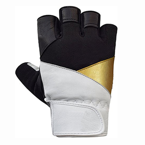 Gants de musculation en cuir unisexe à vente chaude, sangle réglable, imperméables, respirants pour la salle de sport, l'entraînement physique - Product Image 2