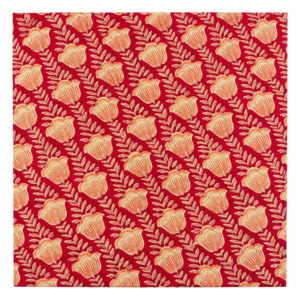 Tissu en voile de coton tissé léger à imprimé floral fait main Pinksa Fashion Girls, fil peigné, largeur 43/44 pouces, 60S60S, 90 GSM - Product Image 3