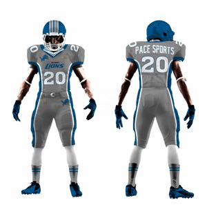 Haut d'uniforme de football américain unisexe impression personnalisée prix bon marché option grande taille avec votre propre logo - Product Image 6