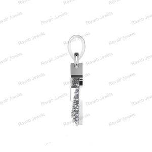 Último chapado en oro personalizado piedra preciosa circón Conjunto Estrella Luna semi montaje medallón colgante de plata ajuste para regalar y boda - Product Image 4