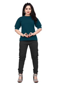 Camiseta sin mangas sólida para mujer importada, duradera y cómoda, cuello redondo, longitud corta, artículos en stock, sin métodos de impresión - Product Image 6