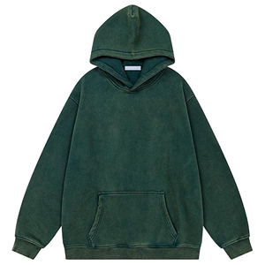 Sweat-shirt à capuche vintage délavé pour homme, coupe oversize, qualité supérieure, en molleton 100 % coton, imperméable, respirant et à séchage rapide - Product Image 3
