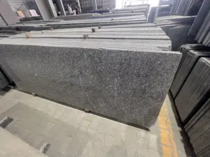 หินธรรมชาติหินแกรนิตสีขาวเอเชียทนต่อรอยเปื้อนสำหรับพื้นภายในและภายนอกมีความทนทานสูงและเนื้อขัดเงา - Product Image 2