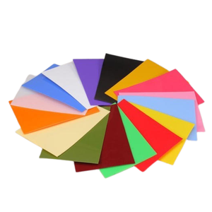 Suministro de fábrica Ecológico 1-50mm Hoja de acrílico transparente/Tablero PMMA en colores claros Servicio de corte personalizado disponible - Product Image 4