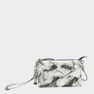 Sac en cuir véritable Tie Dye de style bohème de qualité supérieure noir blanc motif géométrique plein grain Rivet Top fournisseur indien - Product Image 5