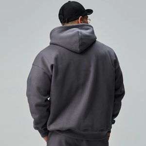 Tendance Hommes Hoodies Sweats À Capuche Respirants Coton Mélangé Hommes Sweat À Capuche Surdimensionné - Product Image 1