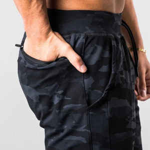 Poches latérales OEM vente en gros 100% coton polaire de jogging pantalon de survêtement pantalon cargo à revers pour hommes pantalon droit à rayures incurvées pour hommes - Product Image 4