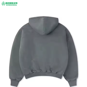 Nouvel Arrivage – Sweat à Capuche Unisexe en Molleton Épais 500 GSM, Coupe Ample, Personnalisable, en Coton et French Terry - Product Image 2