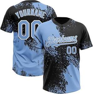 Camiseta de softball sublimada personalizada de alta calidad para hombres Proveedor OEM Jersey transpirable ligero mundial para equipos deportivos - Product Image 4