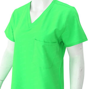 Blaze ensembles de gommages personnalisés uniformes d'hôpital à manches courtes d'infirmière avec col montant pour le personnel médical vêtements de combat personnalisables - Product Image 4