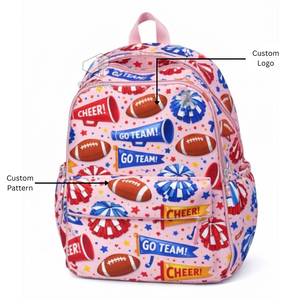 Multi-Functional Custom All over Print Cheerleading Spacious Backpack School Bag & Dance Practice Bag For Teens - Product Image 5