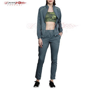 Survêtement de jogging décontracté pour femmes avec sweat à capuche et poche latérale Joggers avec logo personnalisé Survêtement de jogging pour femmes - Product Image 1