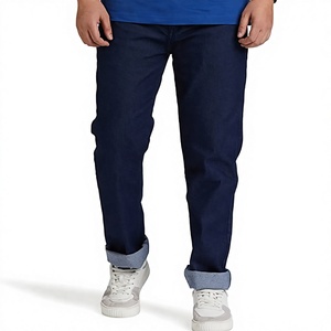 Wholesale New Stretch Slim Fit Men's <b>Jeans</b> High Quality Classic Denim Pants Men Summer Work Formal Blue Black Men's <b>Jean</b> - Product Image 1