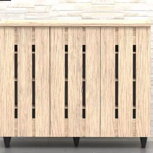 Modern Design MDF <b>Shoe</b> Cabinet Malaysia Made Nordic Style for Entryway Living Room or <b>Hallway</b> OEM 25_0067 12-13 Pair Capacity - Product Image 2