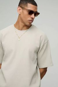 Survêtements surdimensionnés Boxy plissés personnalisés à la mode pour hommes survêtements de qualité supérieure respirant tenue décontracté pull survêtements pour hommes - Product Image 3