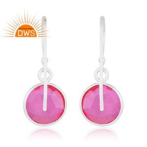 Última tendencia fina plata esterlina doblete kunzita cuarzo piedra preciosa pendiente colgante joyería personalizada fabricante - Product Image 4