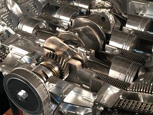 Modelo de Escritorio Animado del Motor Flat-Six del Porsche 911 911/07, Escultura Cinética Mecánica de Metal para Amantes de los Autos - Product Image 2