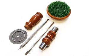 Bloque de madera de cetrería-Bloque de perchas de madera para exteriores de cetrería 2025 - Product Image 3